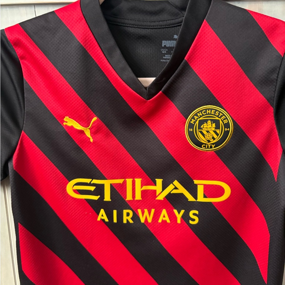 Boys Puma Manchester City SoccerJersey - Picture 2 of 6